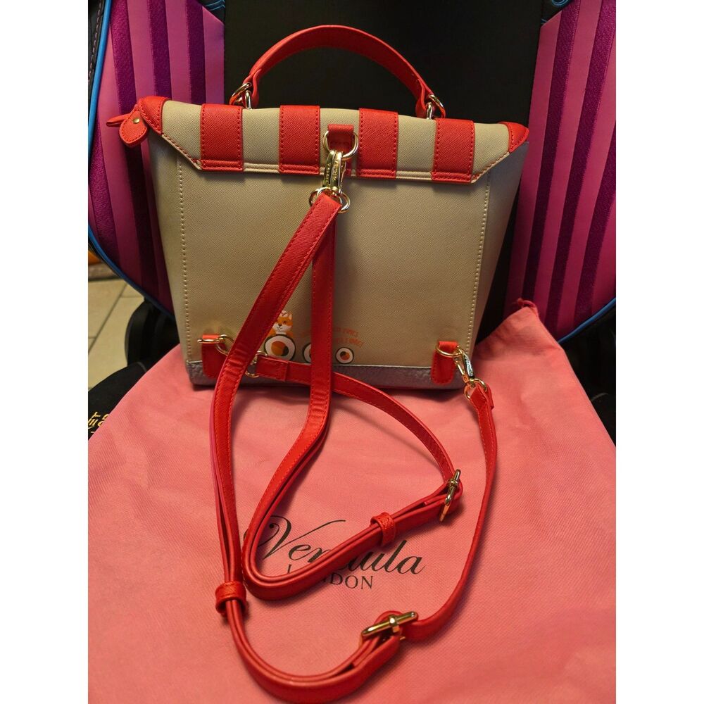 Vendula London Sushi Grey Edition Classic Backpack, New w/o Tags - Picture 8 of 8